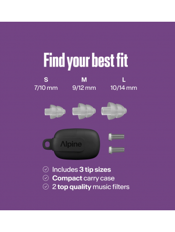 Protector Auditivo Alpine PartyPlug Pro – Premium para Festivales, Conciertos y Clubes – Importado
