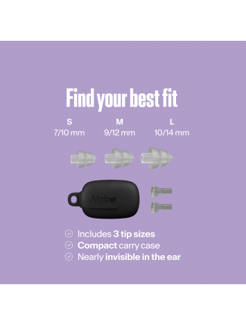 Protector Auditivo Alpine PartyPlug – Confort para Festivales, Eventos y Conciertos – Importado