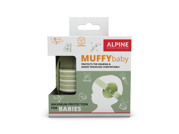 Protector Auditivo Alpine Muffy Baby Orejera Bebes Con Funda