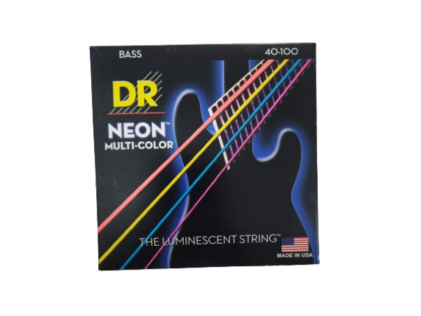 Encordado para Bajo, NEON MULTICOLOR, 040-100