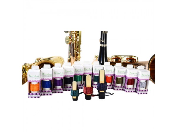 Abrazadera de hilo para Saxo Soprano / Clarinete Mib Una Purpura