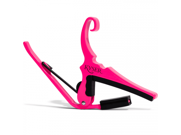 Capo para Acustica, tipo pinza, KG6NPA, NEON PINK.               