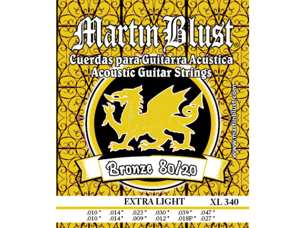 Encordado para Acustica 010 XL340 bronze 80/20 