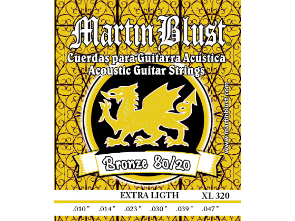 Encordado para Acustica 010 XL320 bronze 80/20 