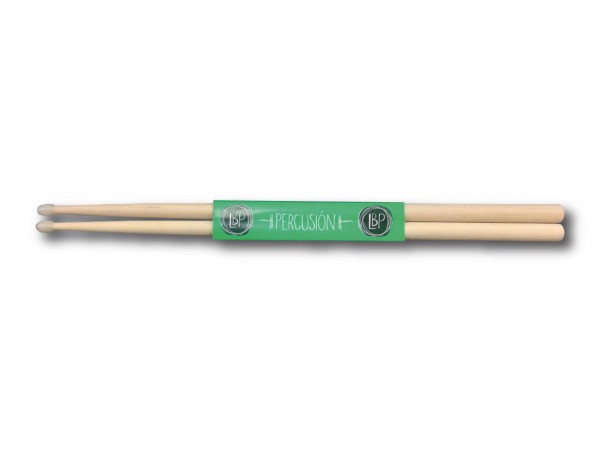 Palillos de madera 7A punta nylon, estandar fino.      