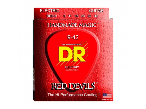 Encordado para Electrica, RED DEVILS, RDE-9, 009-042.                                            