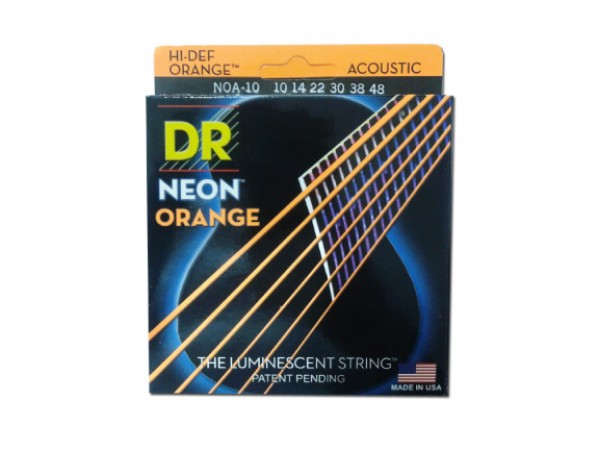 Encordado para Acustica NEON ORANGE NOA-10 010-048