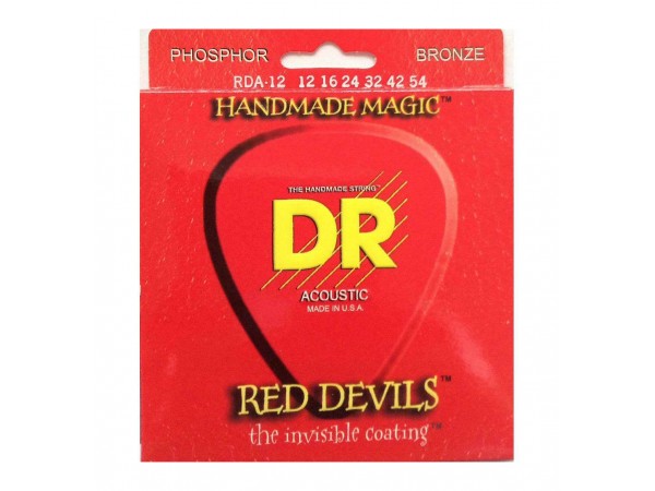 Encordado para Acustica, RED DEVILS, RDA-12, 012-054.                          