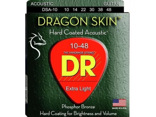 Encordado para Acustica  DRAGON SKIN DSA-2/10  010-048