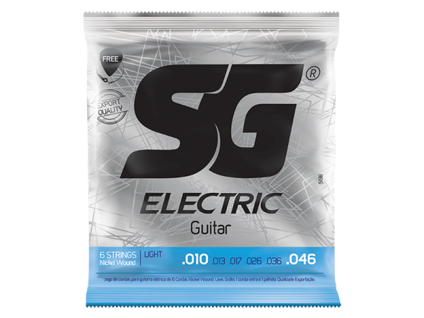 Encordado para Electrica, 010, nickel plated steel, con Doble 1ra + 1 pua 0.70, 010-046. Encordado para Electrica, 010, nickel plated steel, con Doble 1ra + 1 pua 0.70, 010-046.