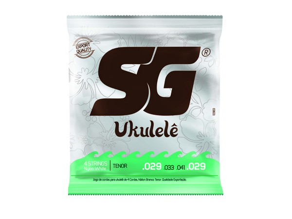 Encordado para Ukelele Tenor, nylon white. Encordado para Ukelele Tenor, nylon white.