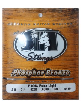 Encordado para Acustica, P1048, Phosphor Bronze, extra light, 010-048.