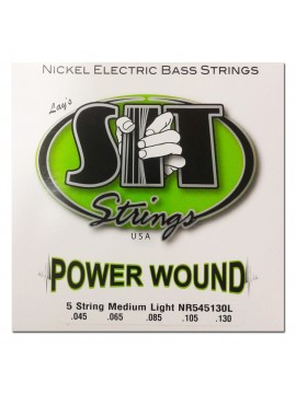 Encordado para Bajo, NR545130L, Power Wound, nickel, medium light, 045-130.