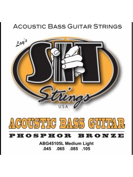 Encordado para Bajo Acustico, ABG45105L, phosphor bronze, 045-105.                                                      