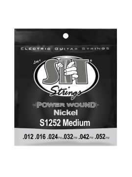 Encordado para Electrica, S1252, Power wound, nickel, jazz light, 012-052.                                              