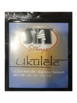 Encordado para Ukelele, UK110S, Clear nylon, Soprano/Concert.