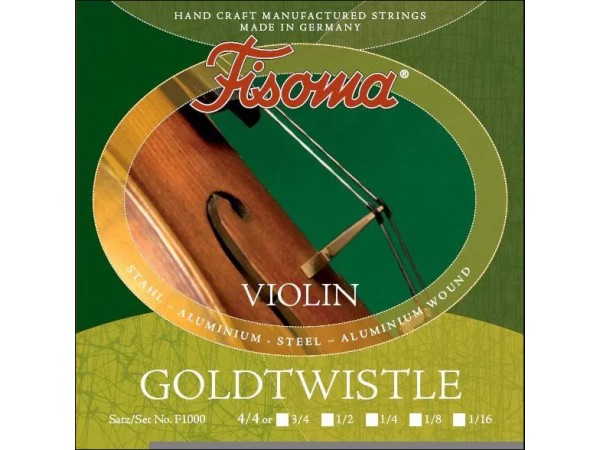 Encordado para Violin F1000 Goldtwistle. Encordado para Violin F1000 Goldtwistle.