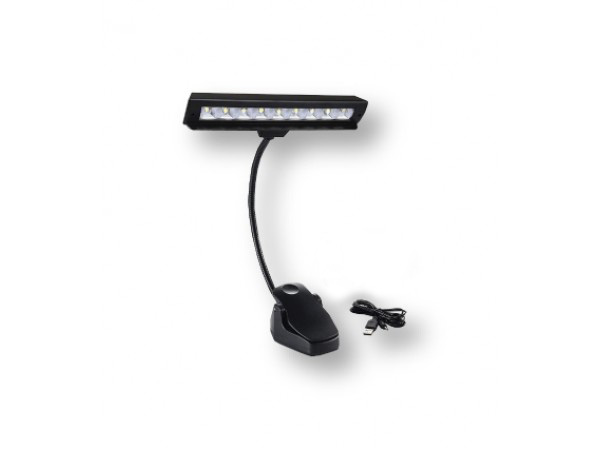 Luz para Atril de 9 Leds - 1 Brazo Flexible, HMG-09.