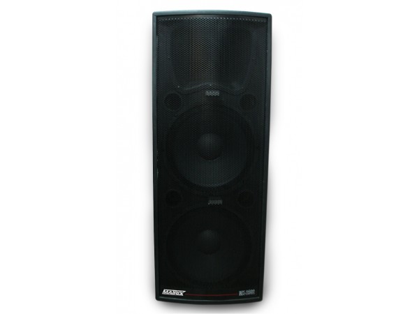 Bafle de madera Pasivo 2X15+driver MX-2502. 600 wts RMS