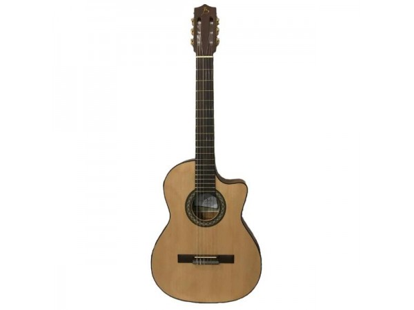 Guitarra Clasica LB65 EQ 4b.c/afinador/metron.media Caja,med.concierto c/corte