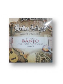 Encordado para Banjo 1440/8D. 8 cuerdas  dorado