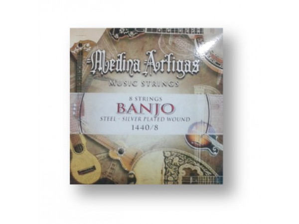 Encordado para Banjo 1440/8D. 8 cuerdas  dorado