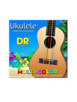 Encordado para Ukelele Soprano Multicolor importado