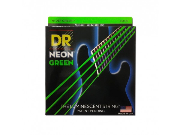 Encordado para Bajo NEON GREEN NGB-40 040-100  4 cuerdas