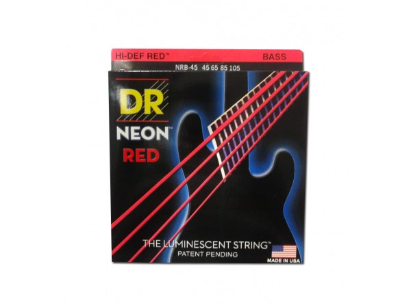 Encordado para Bajo NEON RED NRB-45 045-105 4 cuerdas