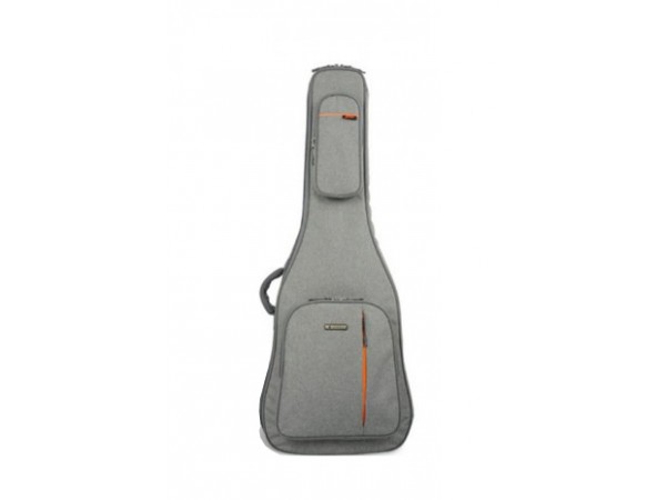 Funda para Bajo, de polyester acolchada 20mm, B-6161B, GRIS CLARO.      