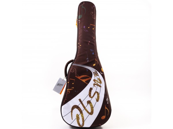 Funda para Clasica, de polyester acolchada, estampada NOTAS MUSICALES,15mm, B-1923C. Funda para Clasica, de polyester acolchada, estampada NOTAS MUSICALES,15mm, B-1923C.