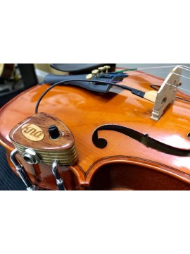 Microfono para Violin y Viola VV2 piezo, control de volumen, jack 1/4".                                                 