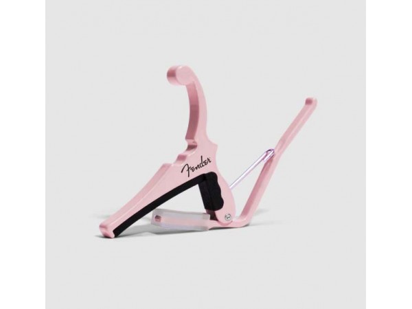 Capo para Electrica, tipo pinza, KGEFSPA, Fender, Shell Pink.