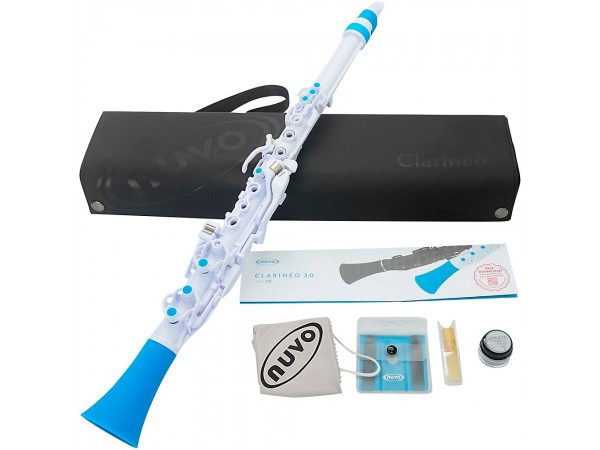 Clarinete, N120CLBL, white/blue.