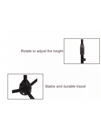 Soporte para Dos Micrófonos Matrix MS-200 Tipo Boom Doble – Importado