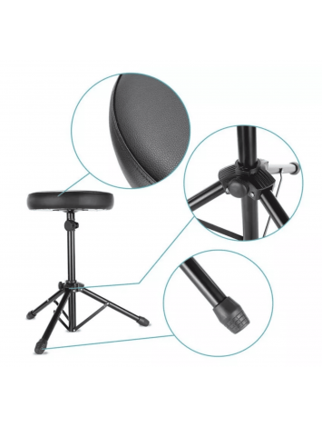 Banqueta para Batería LB Percusión WS-D1 Regulable – Importada